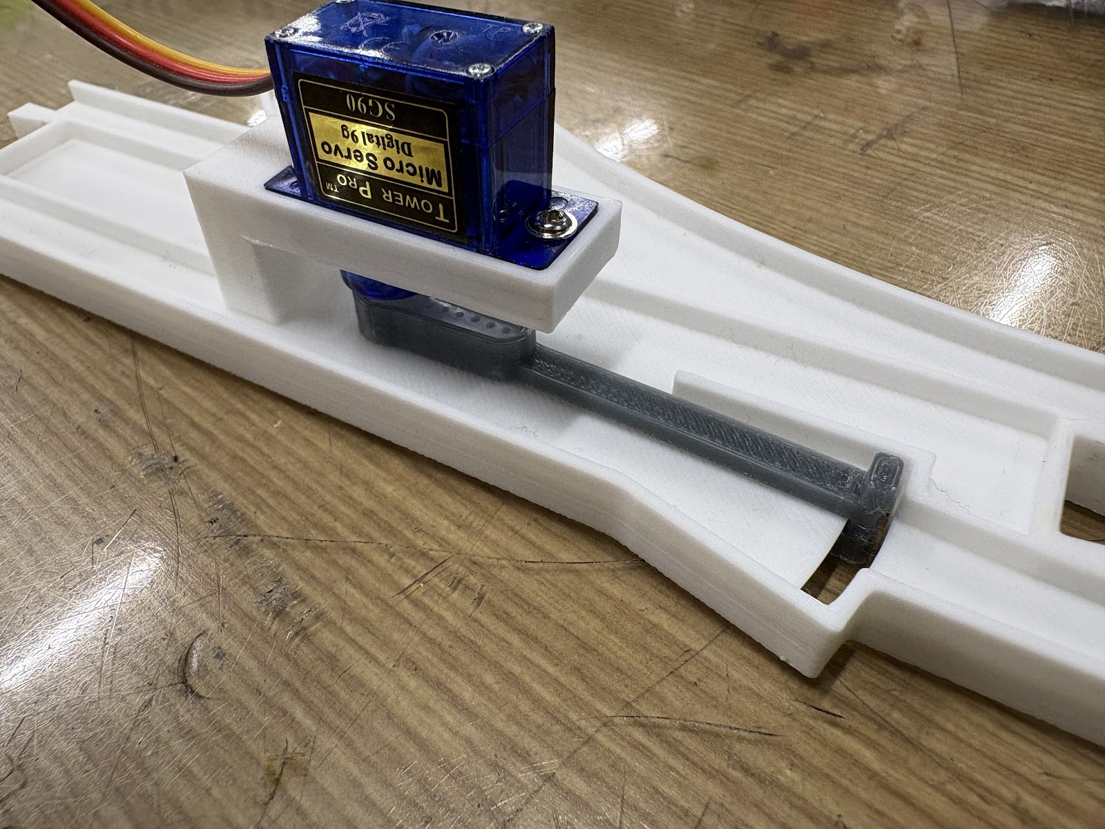 分岐器の裏側の写真