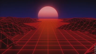 Synthwave, Sun, Vaporwave, M.A.S.K., Digital Art 4K Wallpaper Background