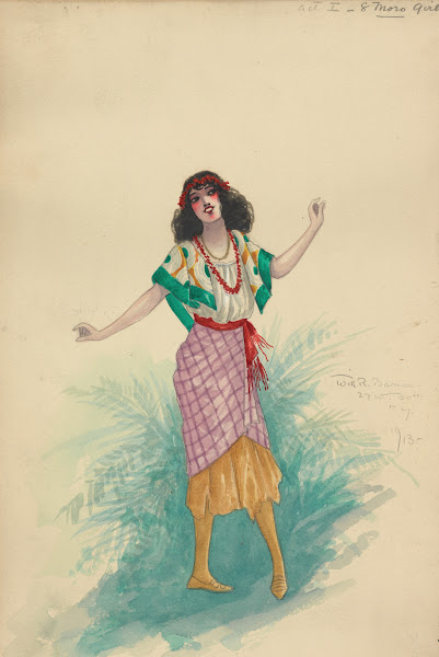 Act I 8 Moro Girls 1913