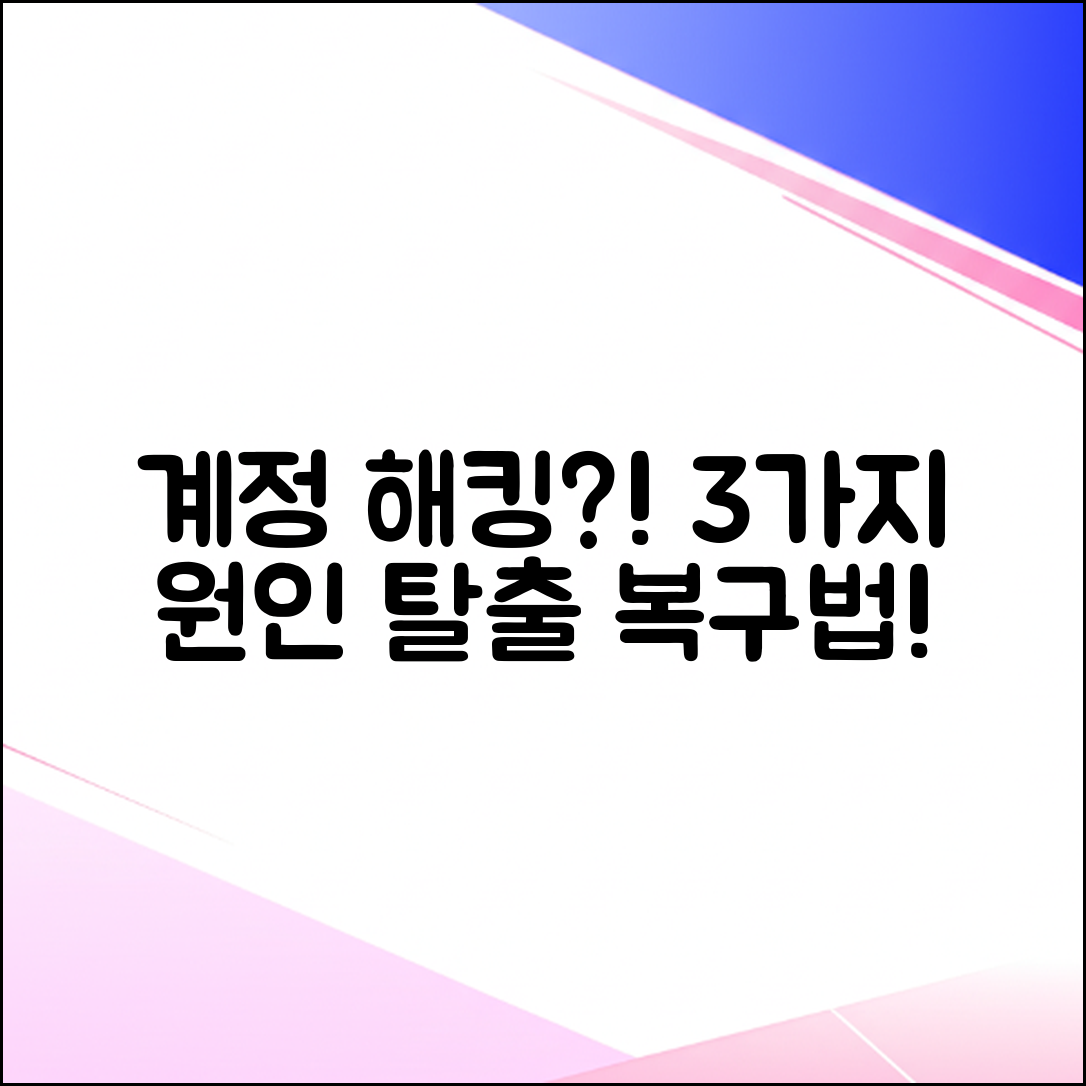 페이스북 계정 해킹? 3가지 원인 & 복구법!