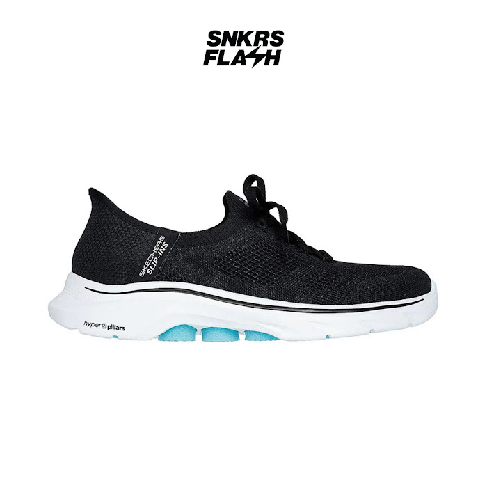 SKECHERS GO WALK 7 BLACK AQUA - Size 40