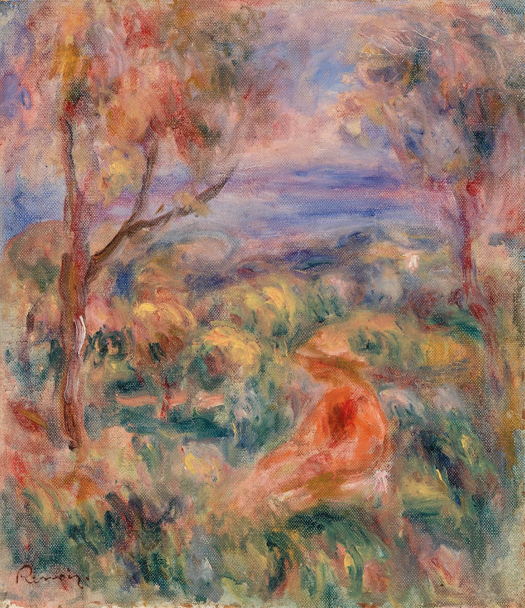 Seated Woman with Sea in the Distance Femme assise au bord de la mer c 1917
