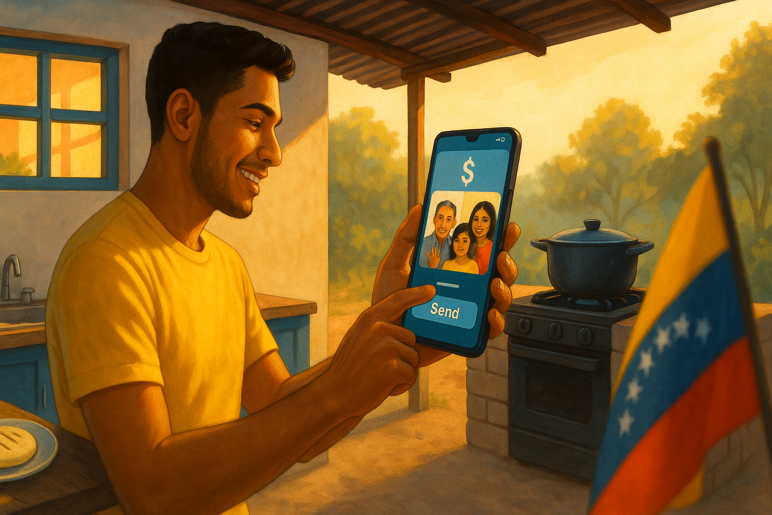 Comparar tasa y comisiones para remesas internacionales a Venezuela