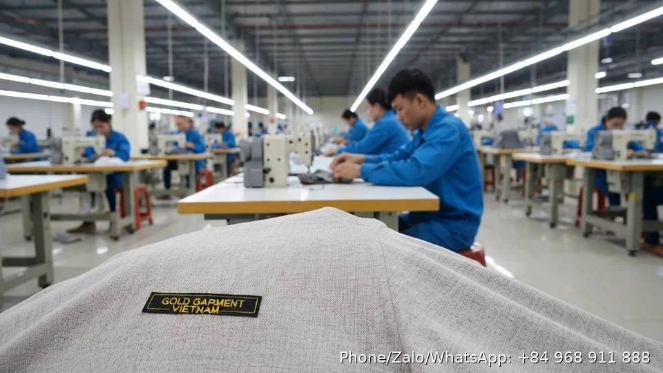 Clothing Manufacturing Equipment - Gold Garment Vietnam