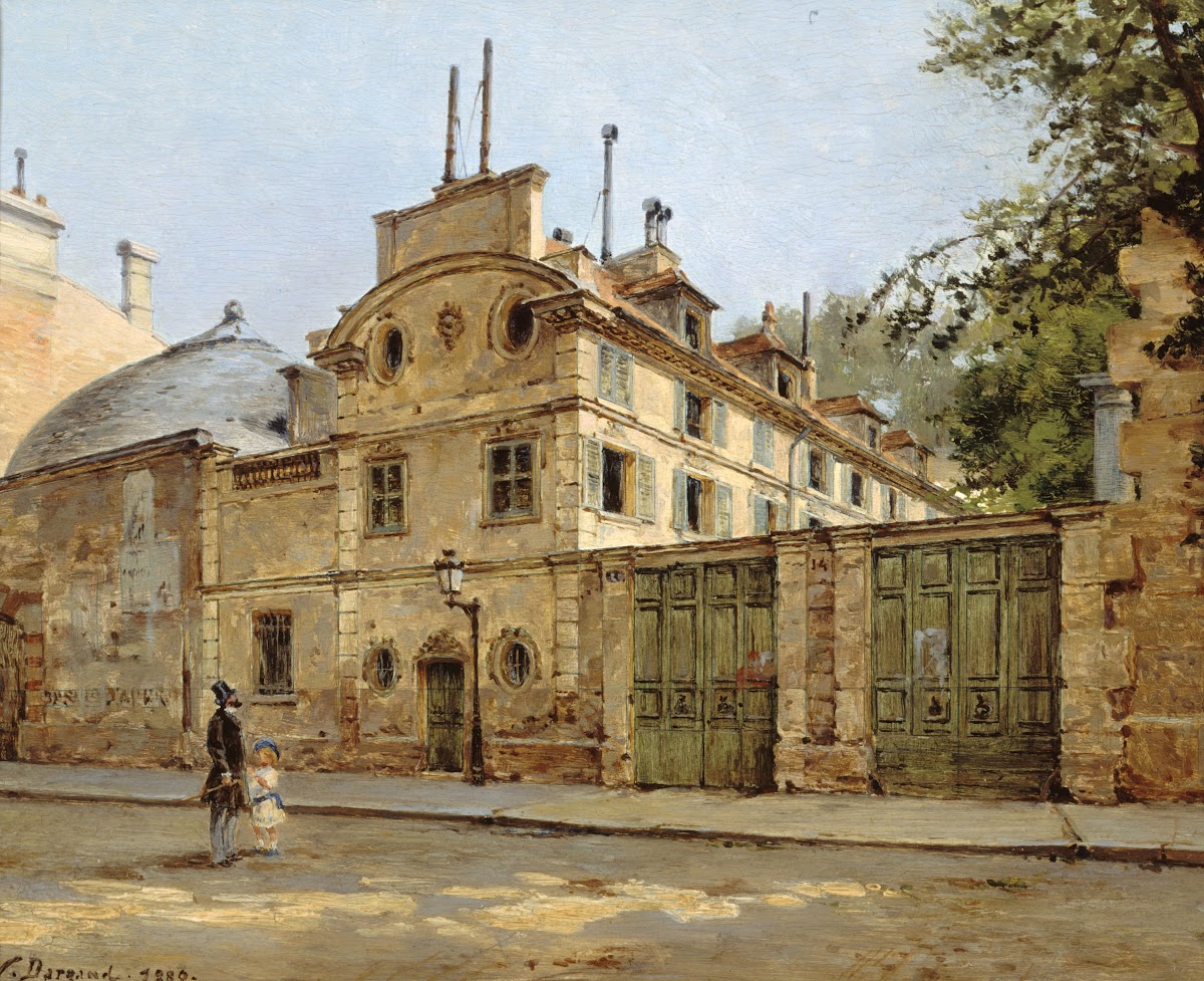 Hôtel de Balzac Entrée et façade sur la rue Fortunée aujourdhui rue Balzac 1880