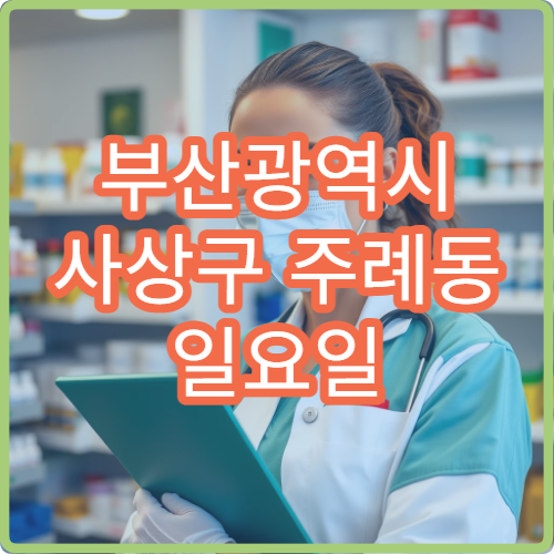 부산광역시 사상구 주례동 일요일 고열 감기 내과 진료 병원 안내