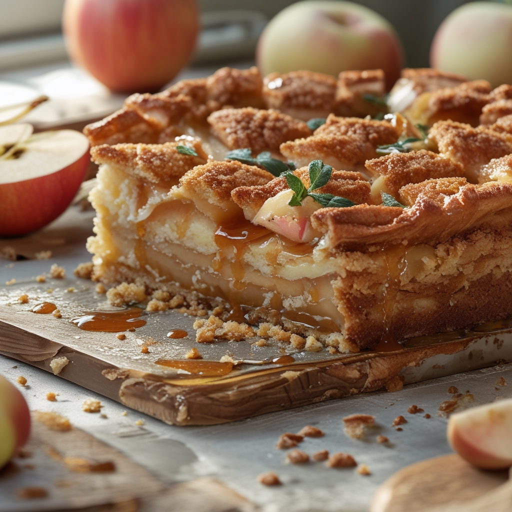 Jamie Oliver’s Apple Pie Cake Recipe That’ll Wow Your Friends - Easy, Homemade & Delicious finished