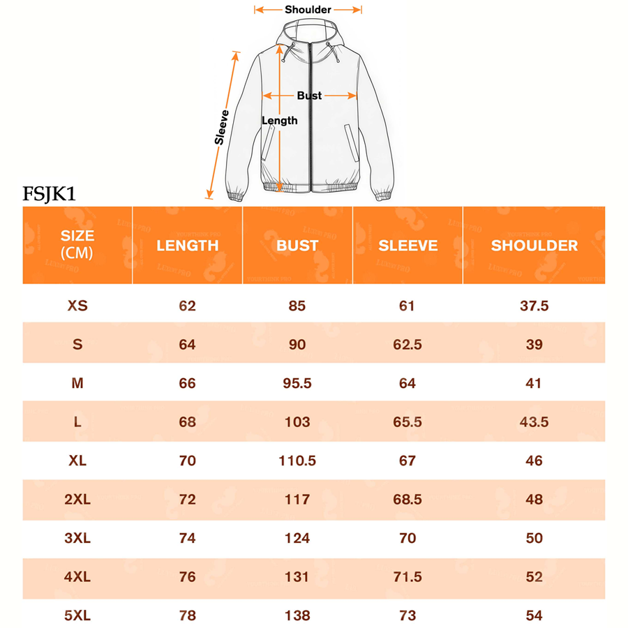 AOP Waterproof jacket - lined