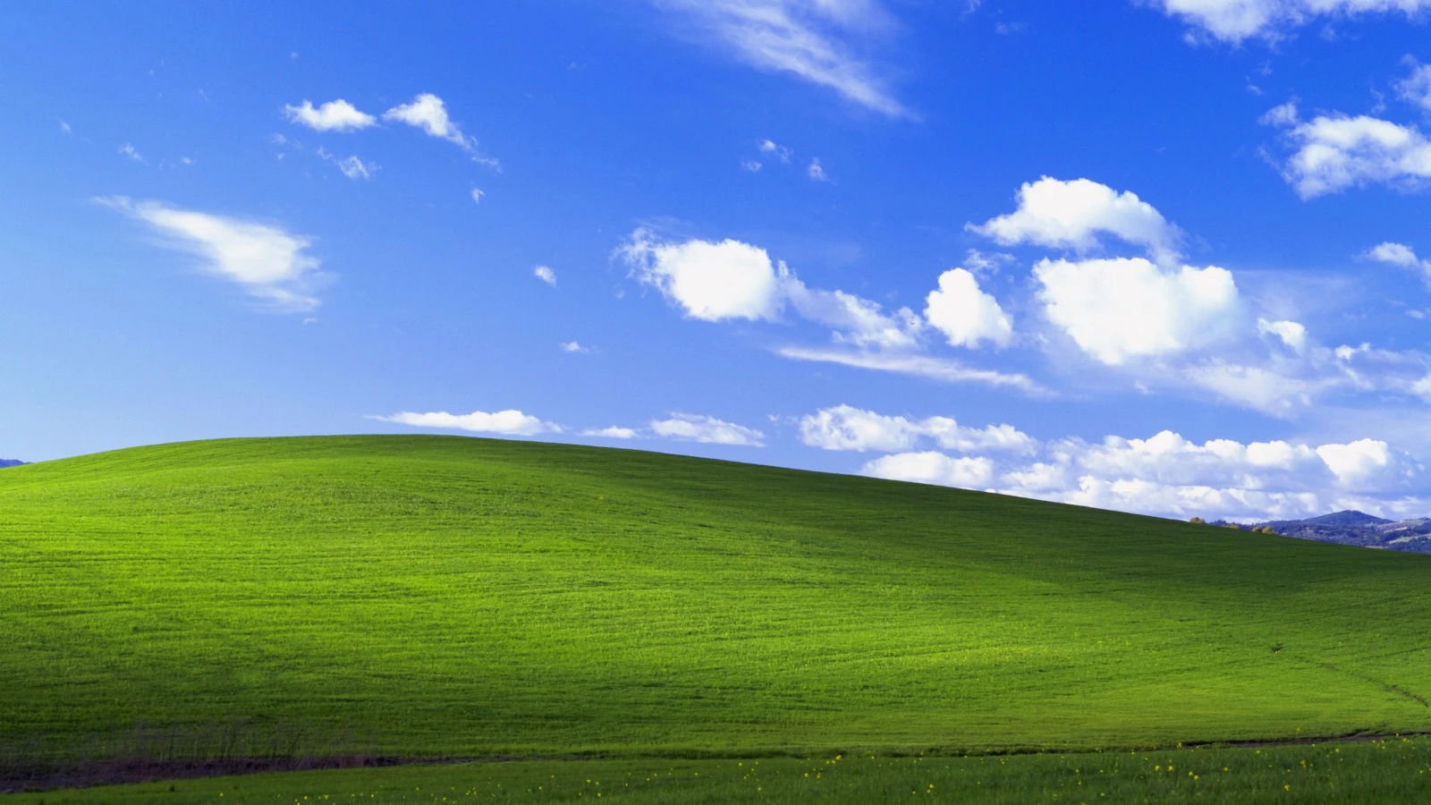 Windows XP Bliss Hill - Landscape Photography 4K Wallpaper (3840x2160)