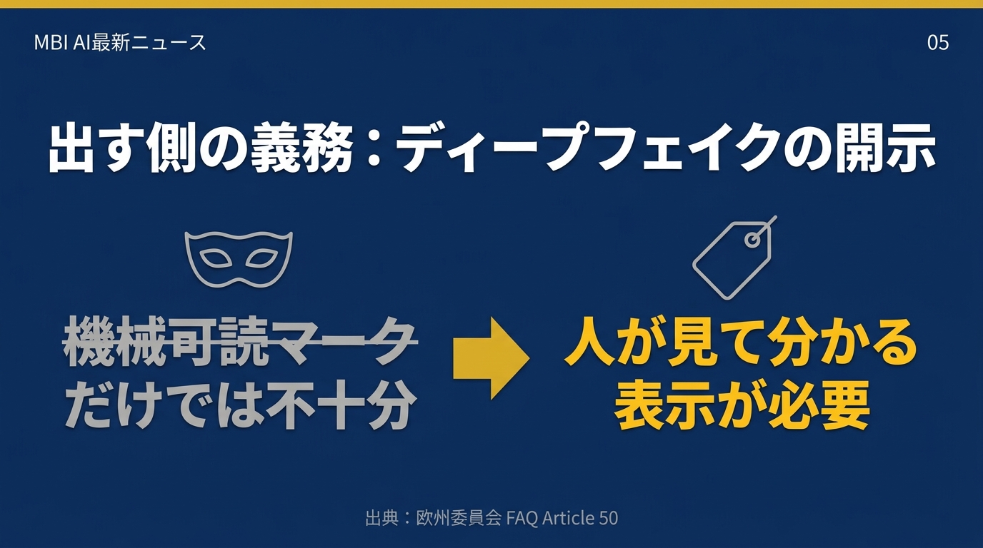 MBI AI最新ニュース スライド