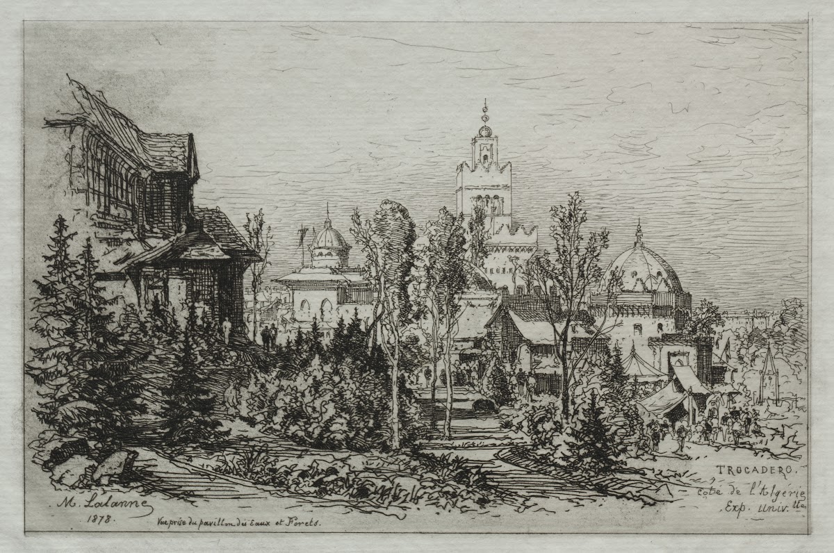 The Algerian Palace at the Trocadero 1878