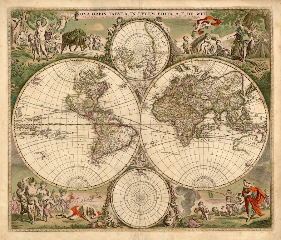 1689_Nova Orbis Tabula In Lucem Edita