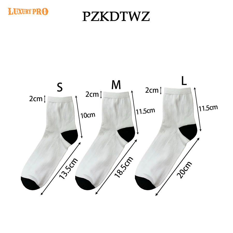 Plain-Stitch Style Short Tube Socks