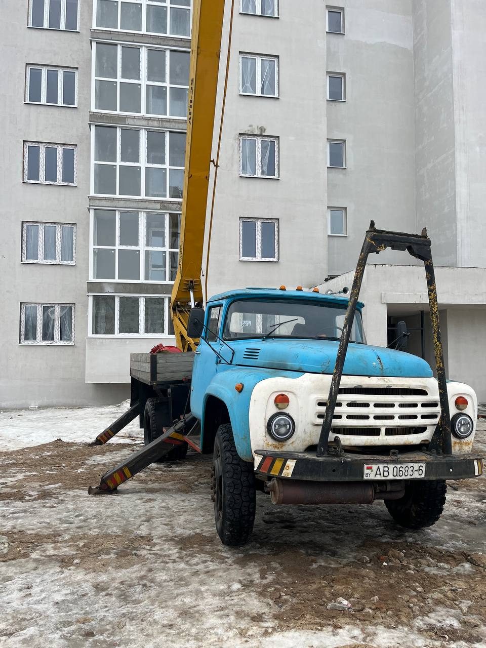 Монтаж конструкций автокраном в Могилёве