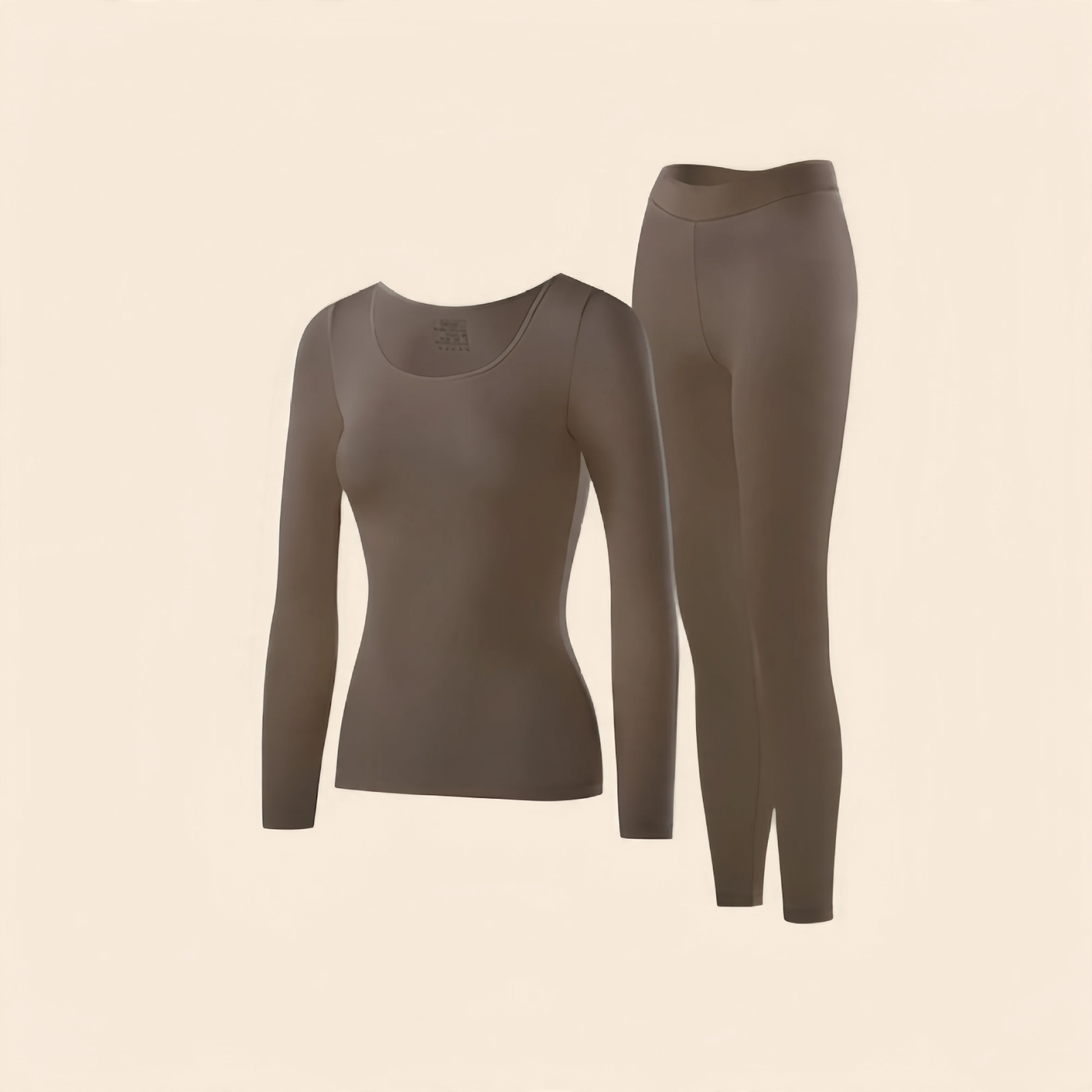 Damen Thermo-Unterwäsche-Set, nahtlos, dünn