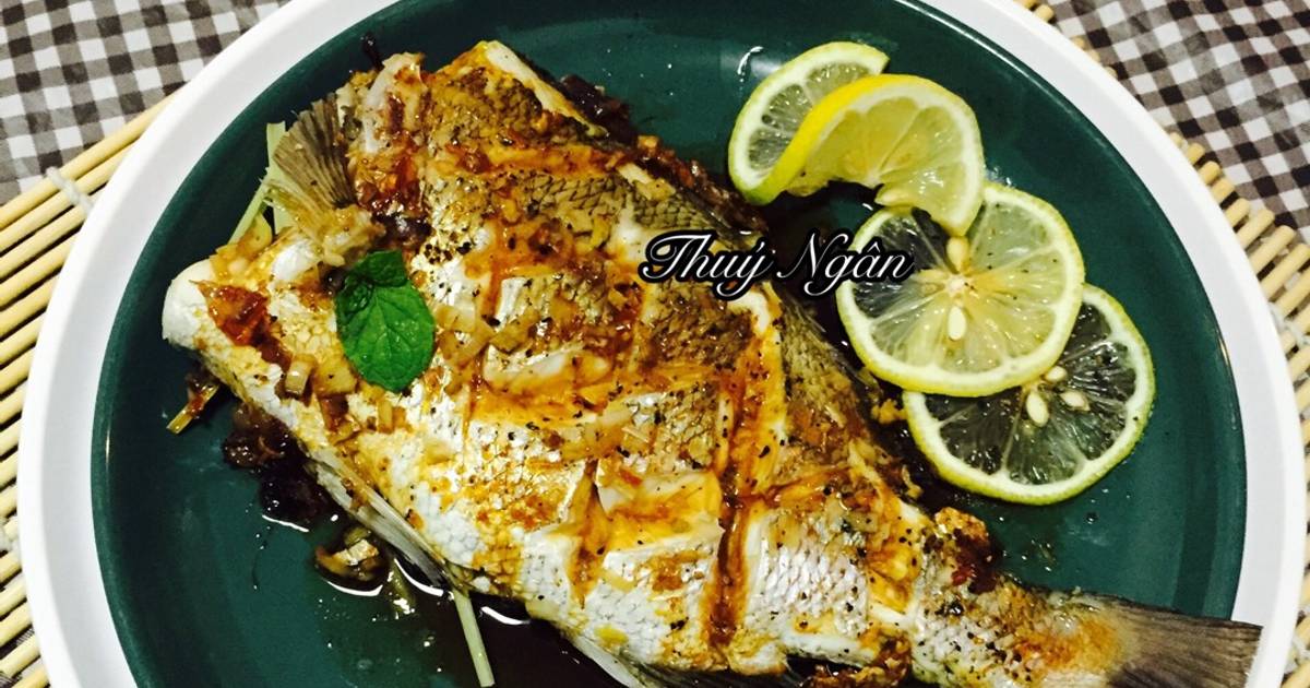 Cá hấp sốt xì dầu