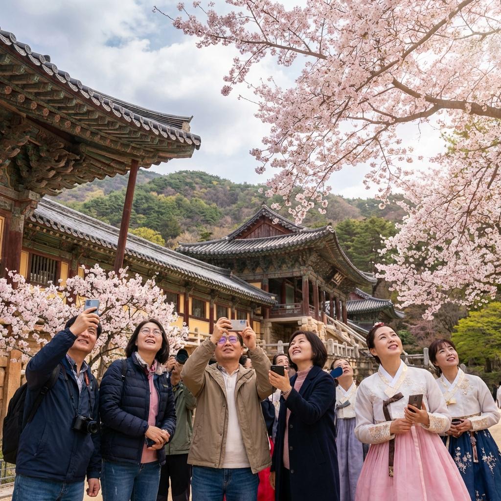 <h2>인파 없는 벚꽃 드라이브 명소: 보문호반길 숨겨진 주차 명당</h2>