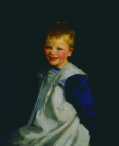 Dutch Girl Laughing 1907