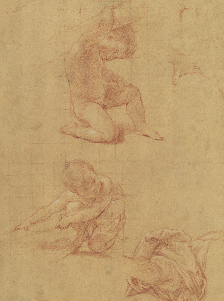 Two Nude Children Lifting a Cudgel c 1748