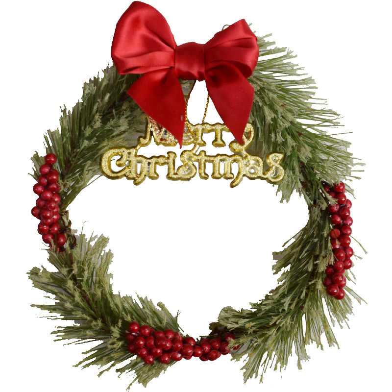 Mini-Weihnachtskranz 15 cm mit Dekoration