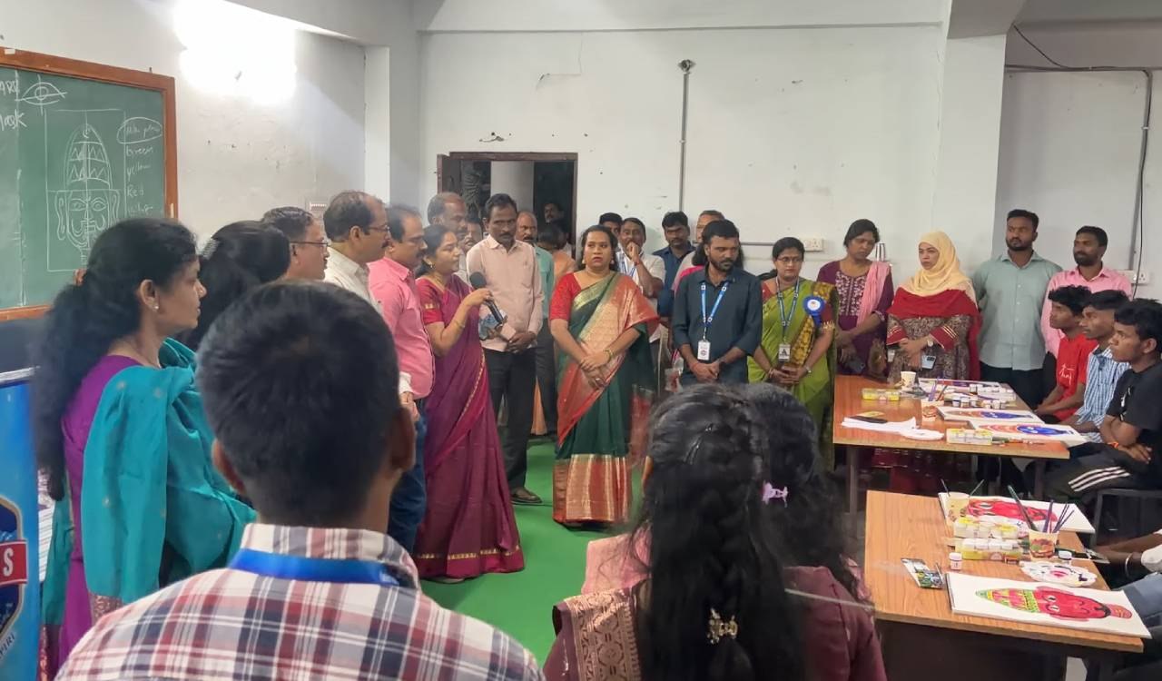 TGWREIS Launches Chitradhara Tribal Painting Workshop