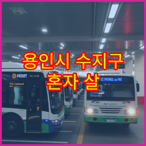 용인시 수지구 혼자 살 때 한 달 생활비 체감 정리