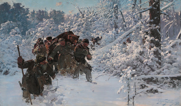 Return from the bear hunt 1892