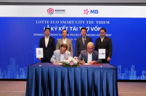 MB Bank finanziert vollständig die Beteiligung von Phát Đạt am Lotte Eco Smart City Thu Thiem Projekt