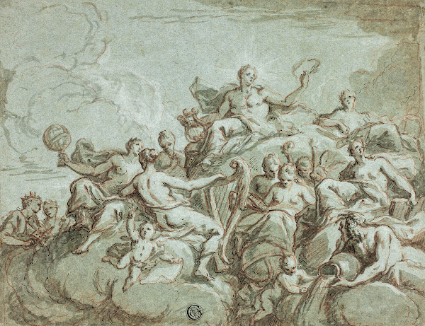 Apollo and the Muses c 1700