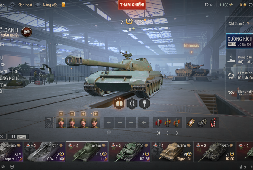 Bán Acc World of Tanks có 1 tank cấp 11 Leopard 120 + 3 Cấp...