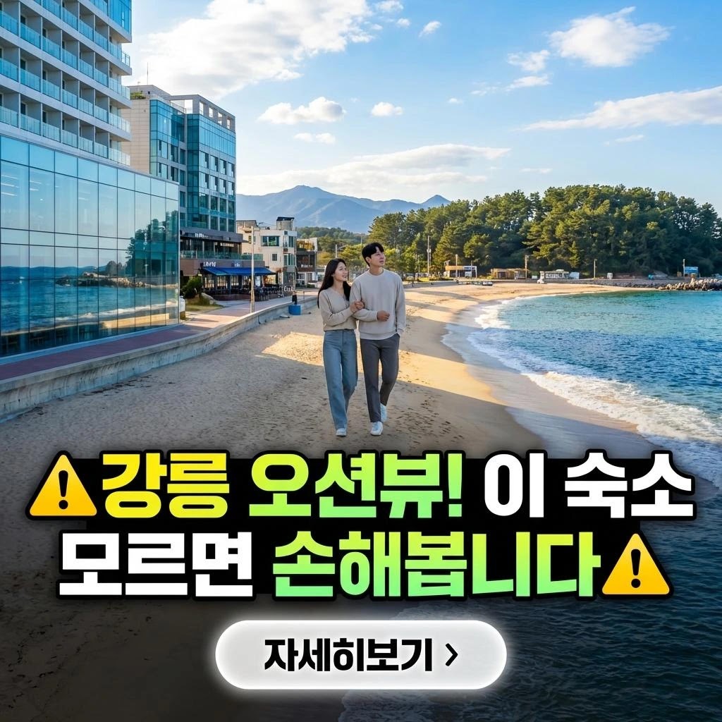 강릉 오션뷰 숙소 TOP 5, 2026년 최신 완벽 분석!