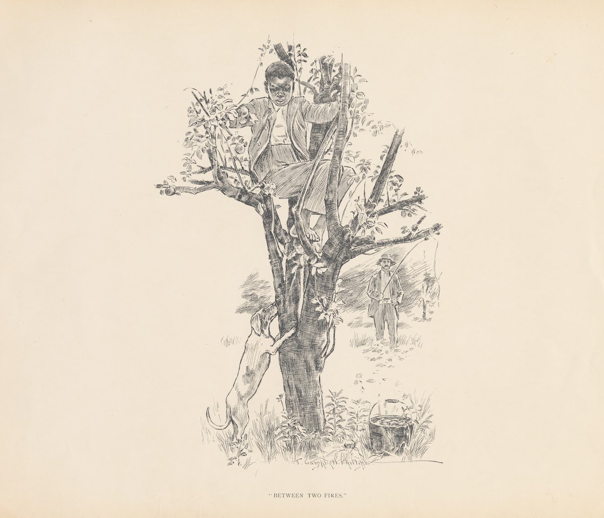 Between two fires 1899