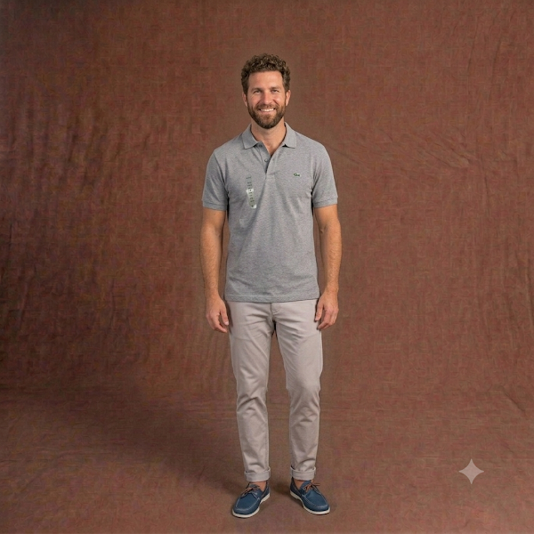Camisuéter Gris Oscuro Lacoste