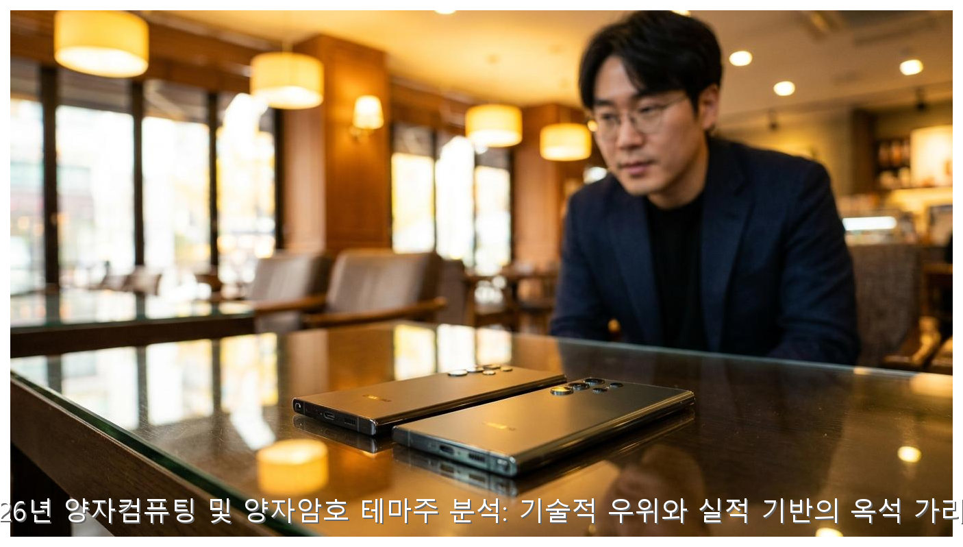 2026년 양자컴퓨팅 및 양자암호 테마주 분석: 기술적 우위와 실적 기반의 옥석 가리기 핵심 안내 및 분석 인포그래픽 (6)