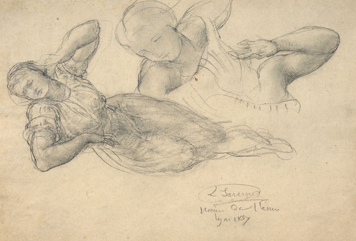 Study for Lesprit du mal 1857