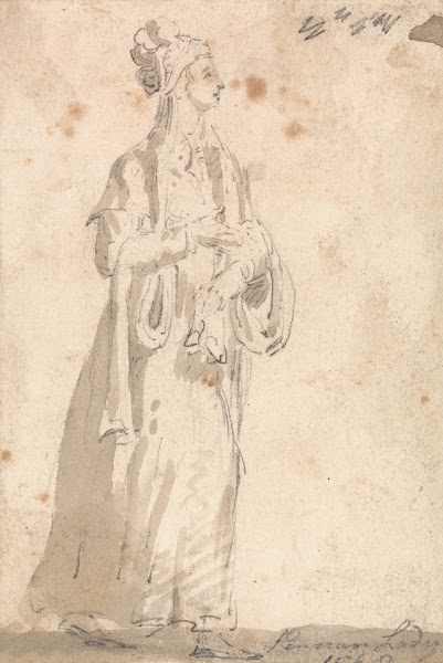 Figure Costume Study Persian Lady in 1568 between 1793 and 1795
