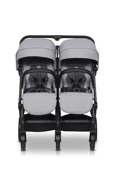 Stroller for twins Easy-Go Echo 2024 gray
