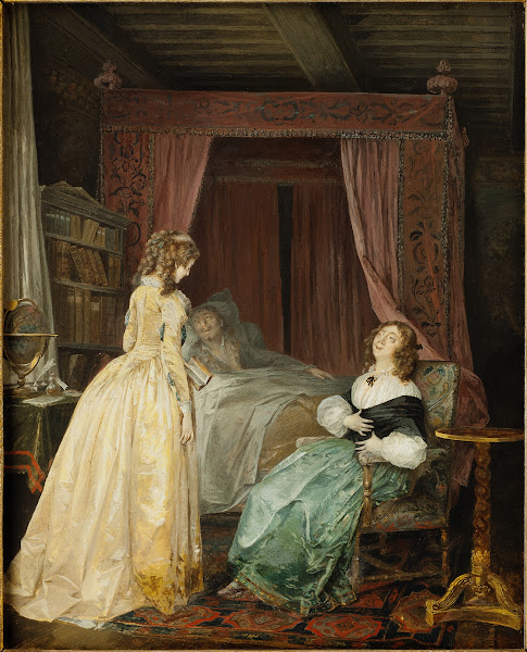 Queen Kristina of Sweden Visiting Professor Saumaise 1794