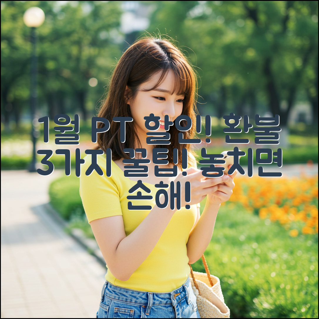 1월 헬스장 PT 할인! 환불 규정 3가지 꼭 확인!