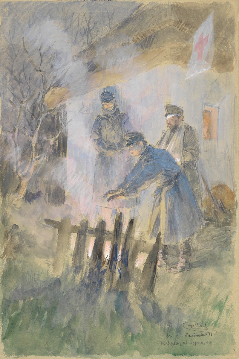 Hilfsplatz bei Sopuczno 1915