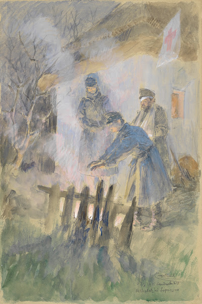 Hilfsplatz bei Sopuczno 1915