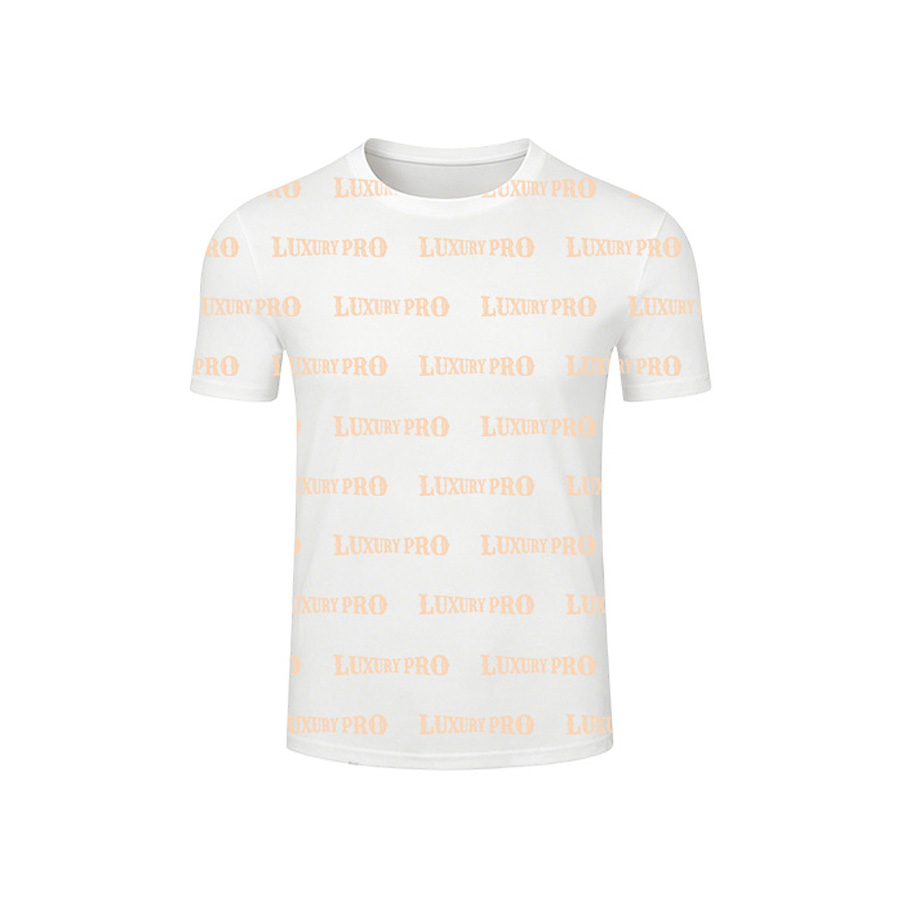 AOP Regular fit crew neck T shirt (US size| birds eye fabric)
