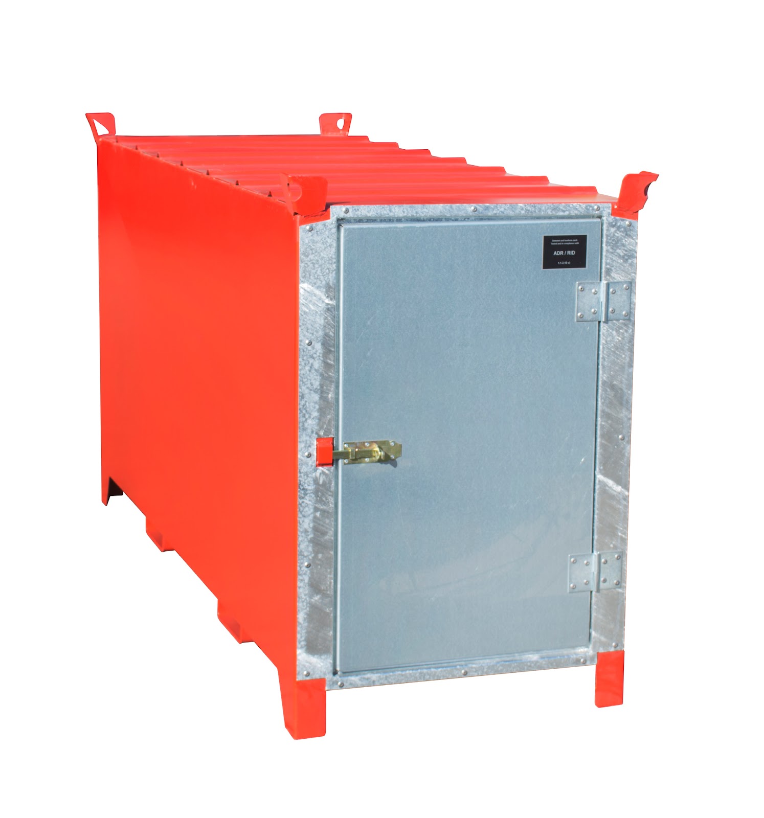 TL-buizen-box SL 200, gelakt, Vuurrood