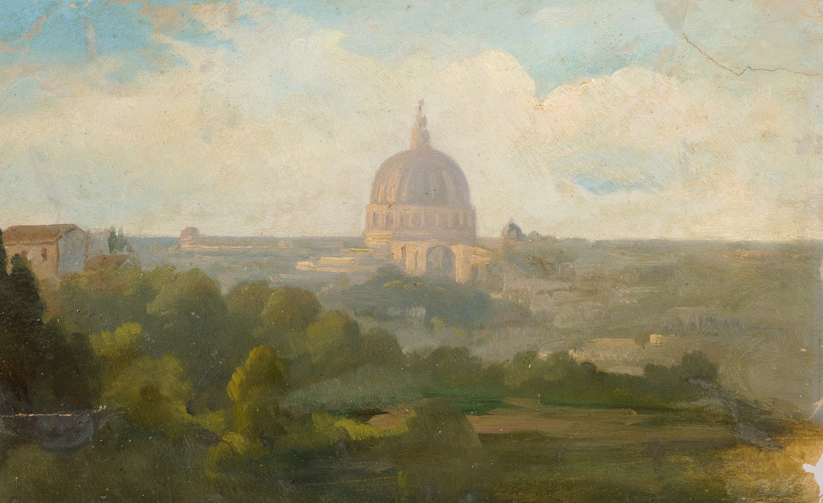 St Peters Basilica in Rome between 1851 and 1854
