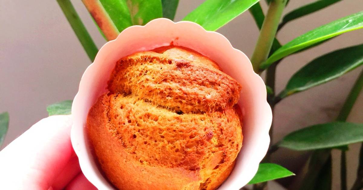 Ăn dặm blw: Bánh chuối ẩm nướng nồi chiên không dầu