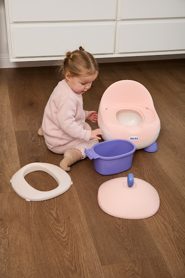 Children's potty Twins Penguin pink