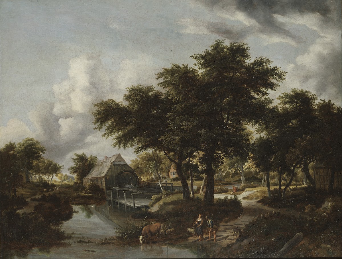 Wooded Landscape with a Watermill 1663