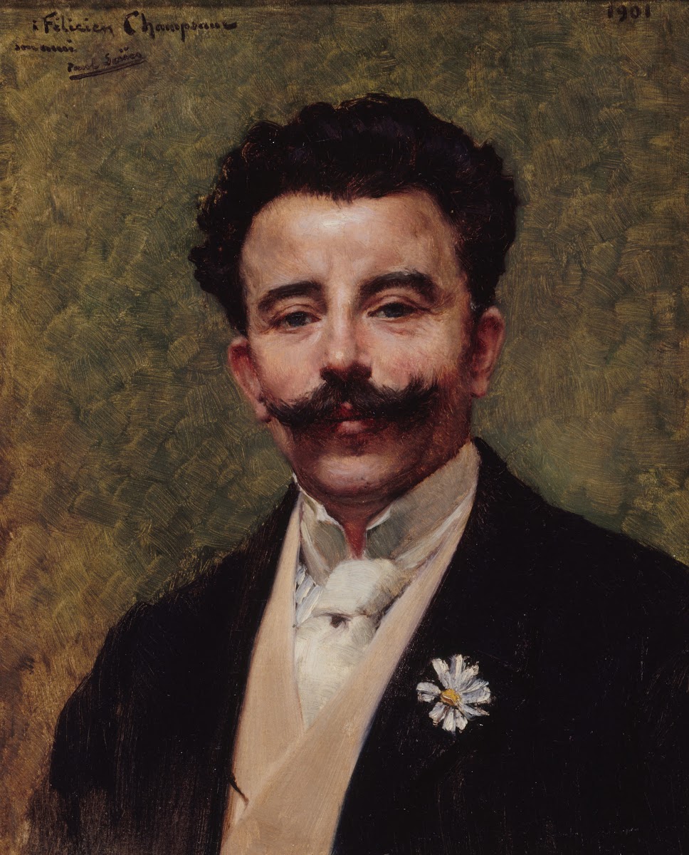 Portrait de Félicien Champsaur 1859 1934 romancier 1901