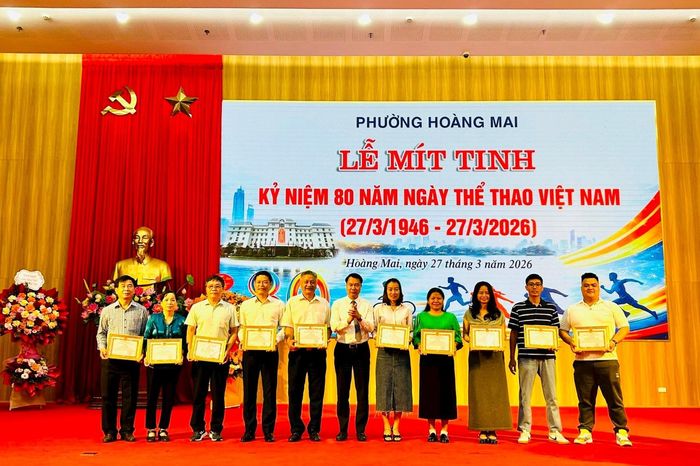 Phường Hoàng Mai kỷ niệm 80 năm truyền thống thể thao Việt Nam - Đài Phát thanh và truyền hình Hà Nội