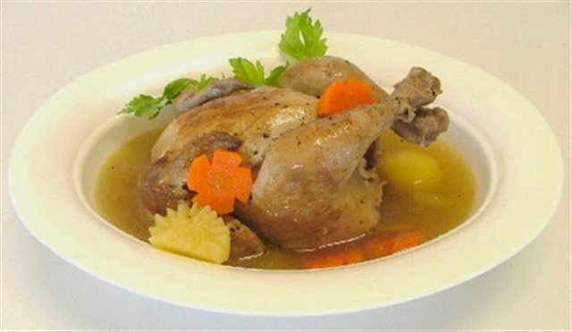 Gà Trống Hầm Rượu